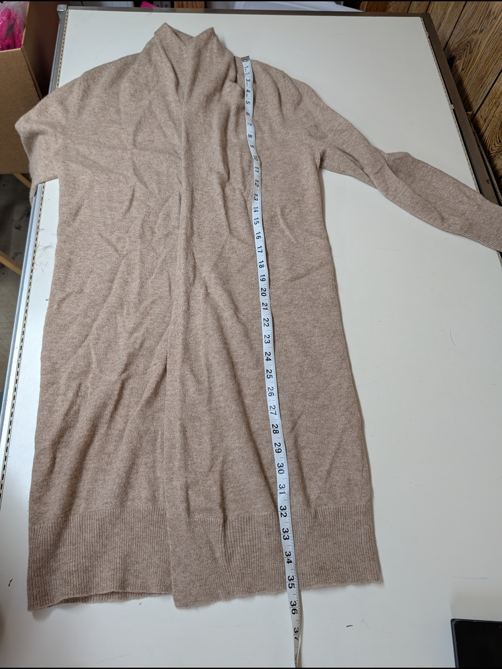 Quince Mongolian Cashmere Duster - Picture 9 of 10